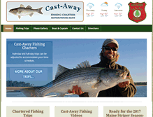 Tablet Screenshot of castawayfishingcharters.com